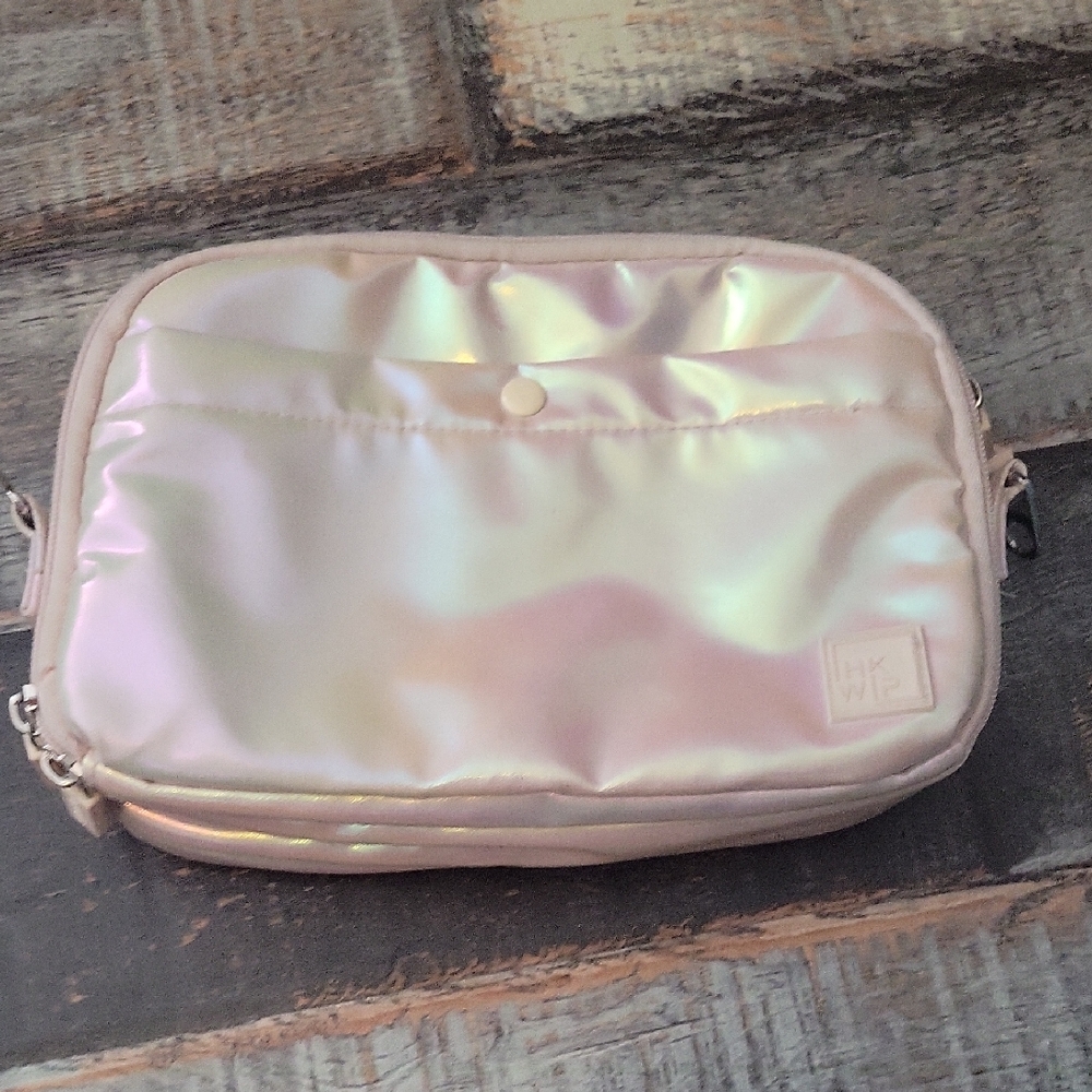 Iridescent Pink Womens Crossbody Bag